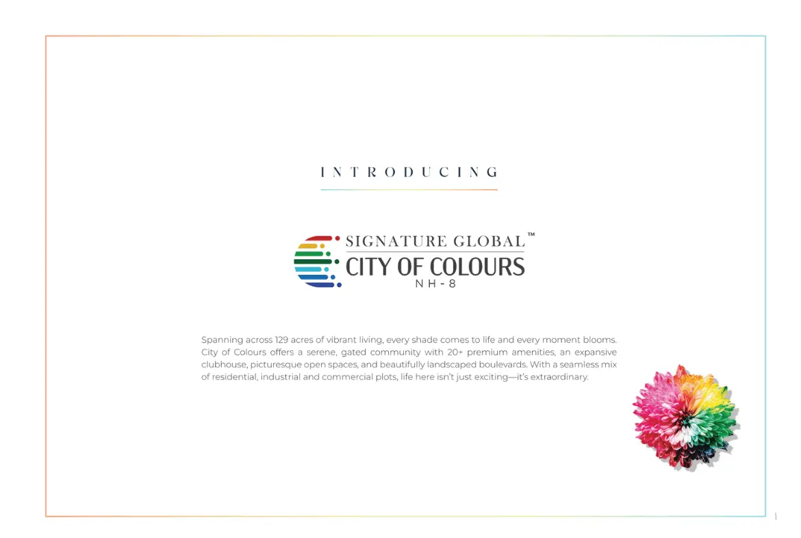 signature global city of colours